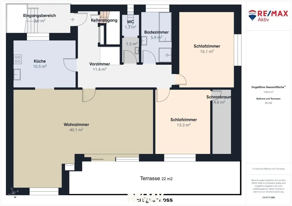 3-Zimmer-Haus kaufen in Baden – 113 m², € 499.000 – Bild 39 von 40