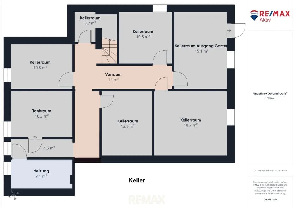 3-Zimmer-Haus kaufen in Baden – 113 m², € 499.000 – Bild 40 von 40