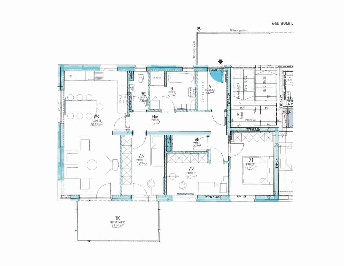 4-Zimmer-Wohnung mieten in Hartberg-Fürstenfeld – 89,7 m², € 1.090 – Bild 5 von 14