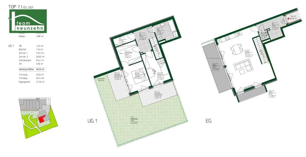 3-Zimmer-Wohnung mieten in Graz – 99,1 m², € 1.499 – Bild 23 von 23