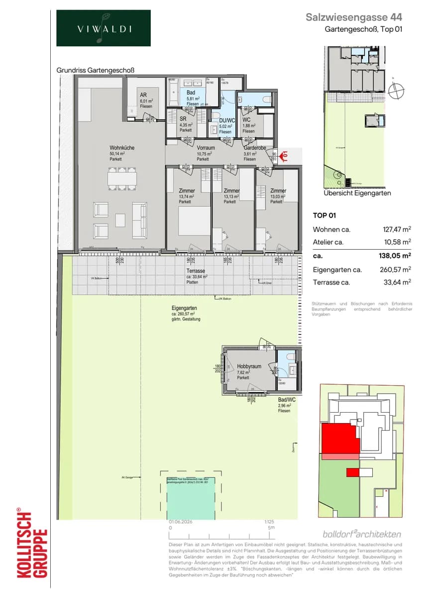 4-Zimmer-Wohnung kaufen in Wien – 137,54 m², € 1.250.000 – Bild 2 von 13