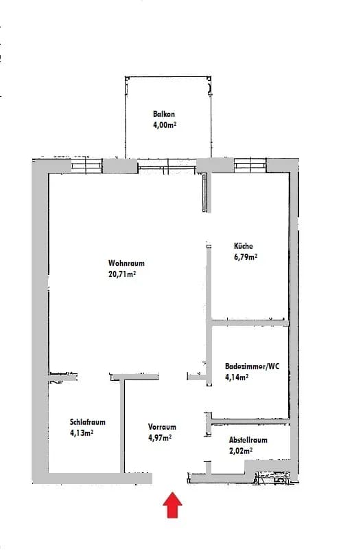 1-Zimmer-Wohnung mieten in Graz – 41,9 m² – Bild 2 von 17