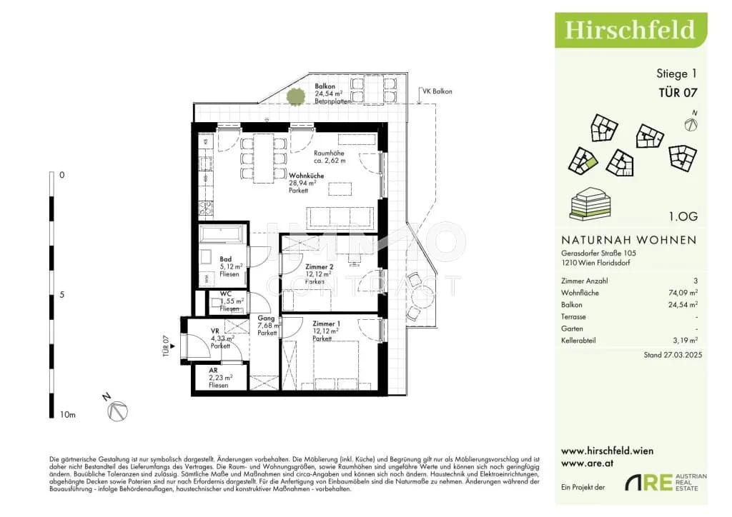3-Zimmer-Wohnung kaufen in Wien – 74,09 m², € 434.000 – Bild 17 von 17