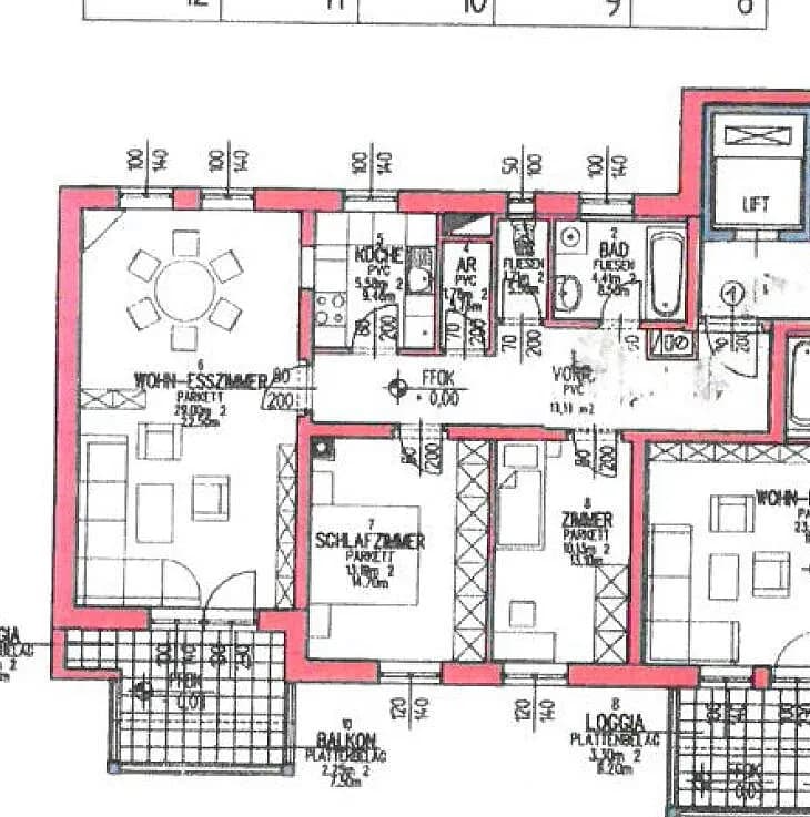 3-Zimmer-Wohnung mieten in Linz Land – 78,93 m², € 1.063 – Bild 3 von 3
