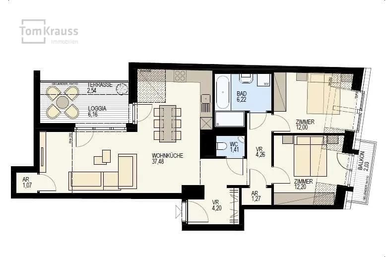 3-Zimmer-Wohnung kaufen in Wien – 84,89 m², € 599.000 – Bild 23 von 25