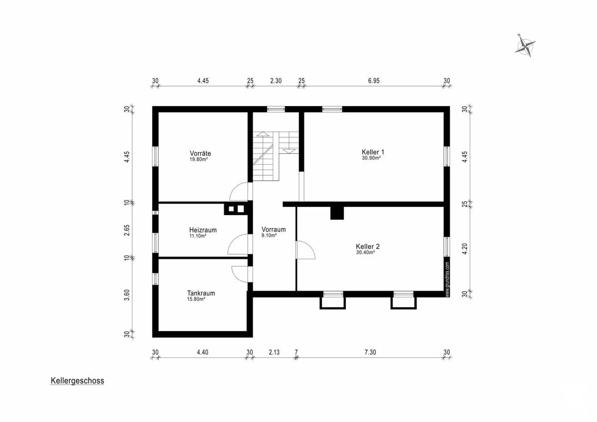 6-Zimmer-Haus kaufen in Baden – 223,5 m², € 449.000 – Bild 31 von 31