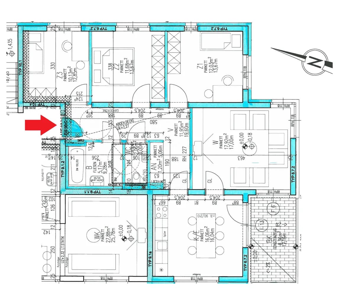 4-Zimmer-Wohnung mieten in Murtal – 88,2 m², € 920 – Bild 7 von 15