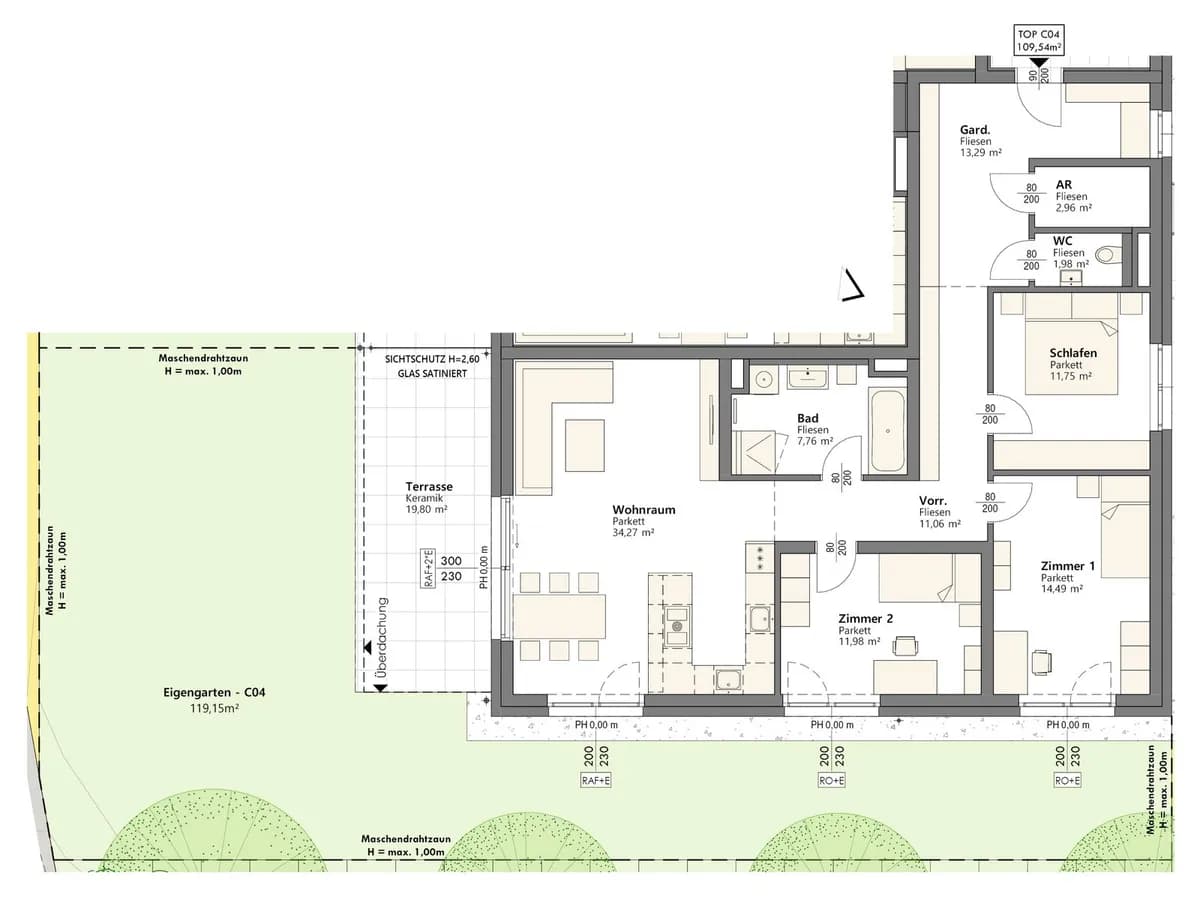 4-Zimmer-Wohnung kaufen in Linz – 110 m², € 559.000 – Bild 7 von 7