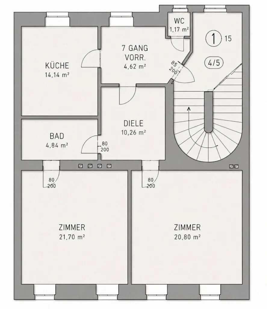 3-Zimmer-Wohnung kaufen in Wien – 72,85 m², € 371.535 – Bild 5 von 6