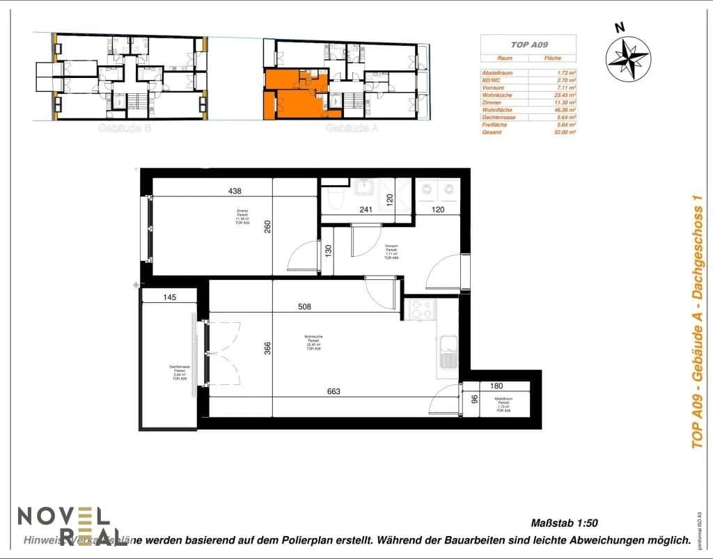 2-Zimmer-Wohnung kaufen in Wien – 46,36 m², € 253.000 – Bild 10 von 10