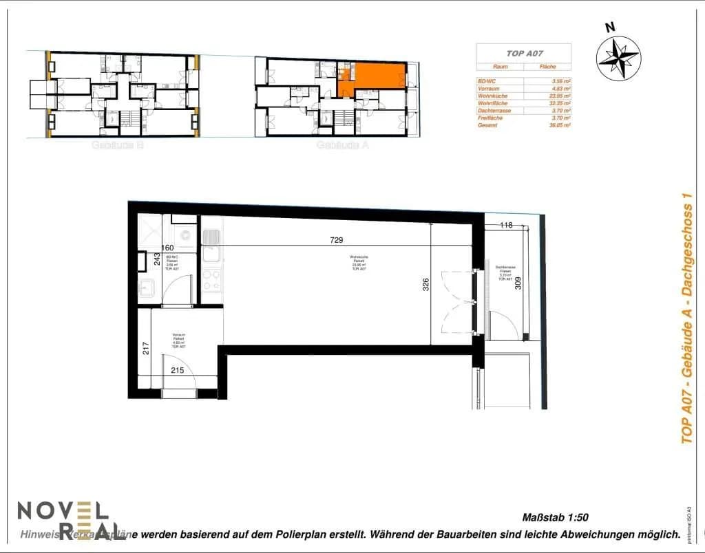 1-Zimmer-Wohnung kaufen in Wien – 32,35 m², € 186.000 – Bild 8 von 8