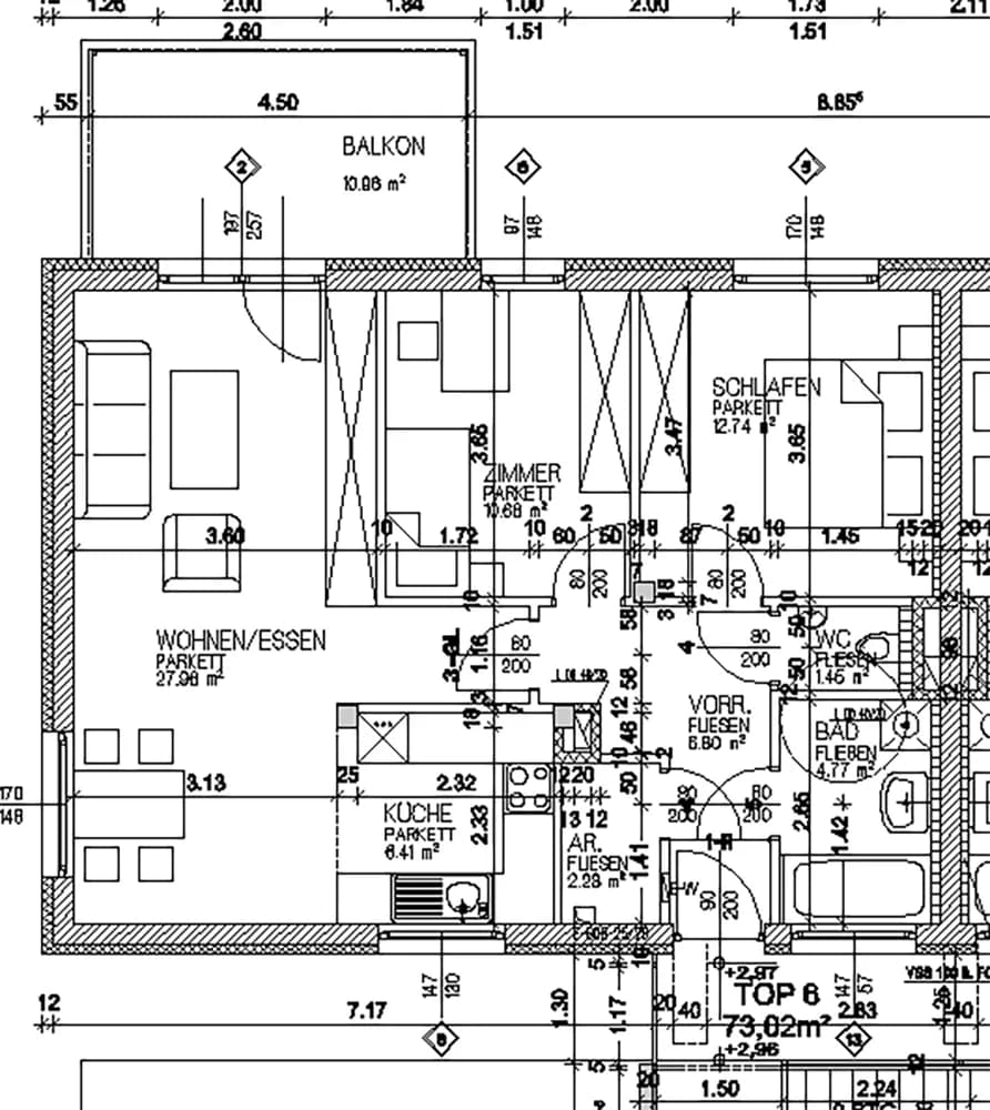 3-Zimmer-Wohnung mieten in Leibnitz – 73,02 m², € 855 – Bild 3 von 3