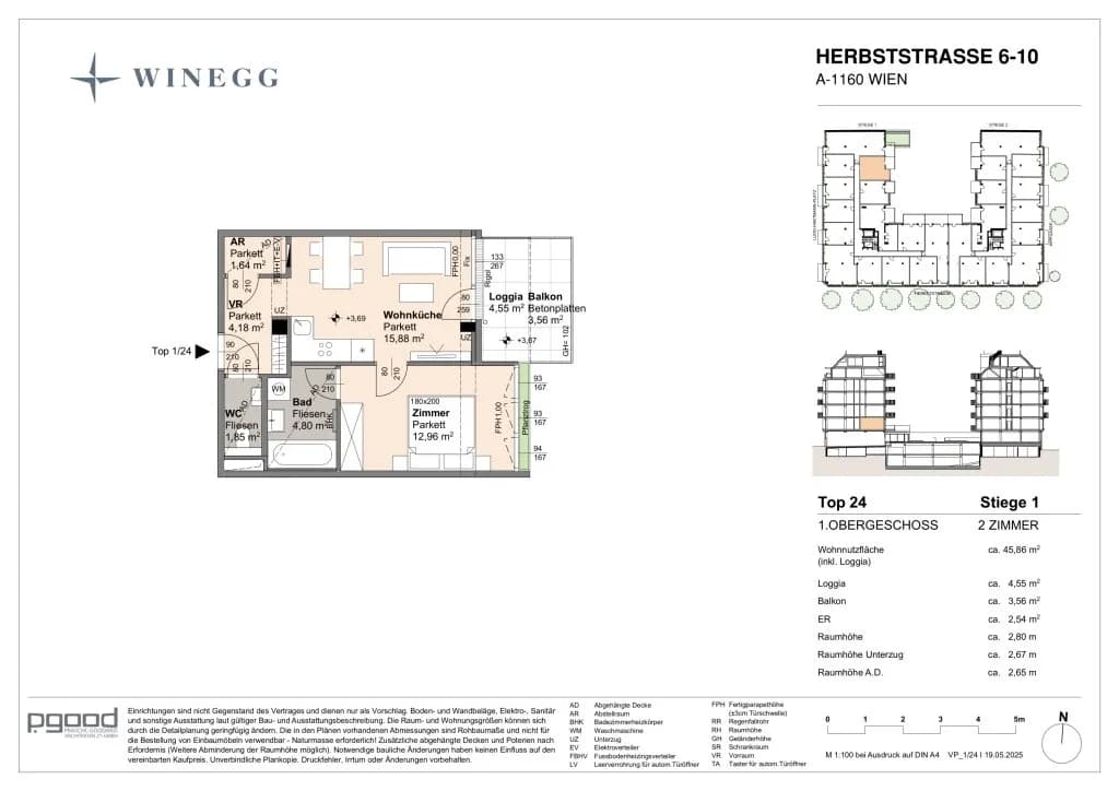 2-Zimmer-Wohnung kaufen in Wien – 41,31 m², € 276.600 – Bild 13 von 13