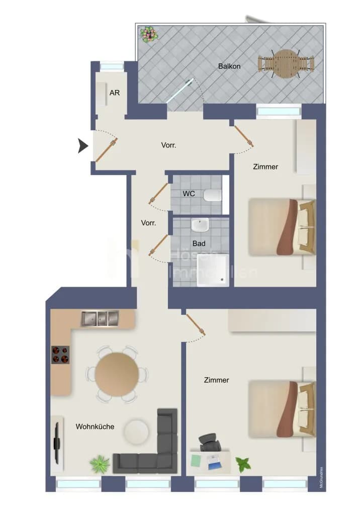 3-Zimmer-Wohnung kaufen in Wien – 59,74 m², € 295.000 – Bild 21 von 21
