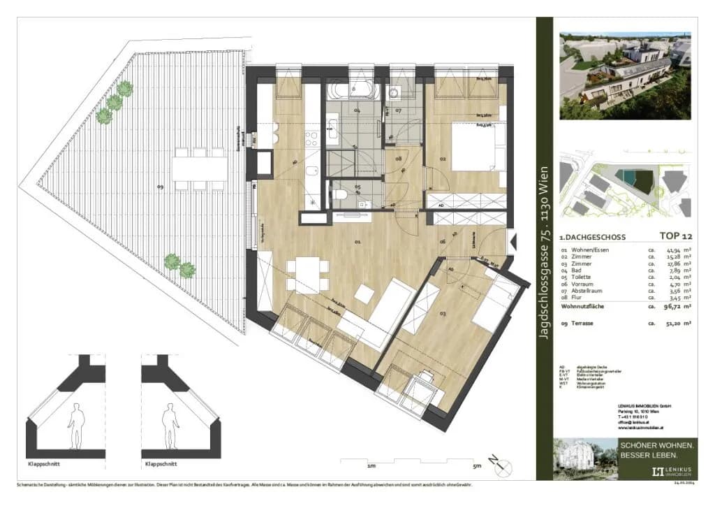 3-Zimmer-Wohnung kaufen in Wien – 96,72 m², € 958.200 – Bild 14 von 14