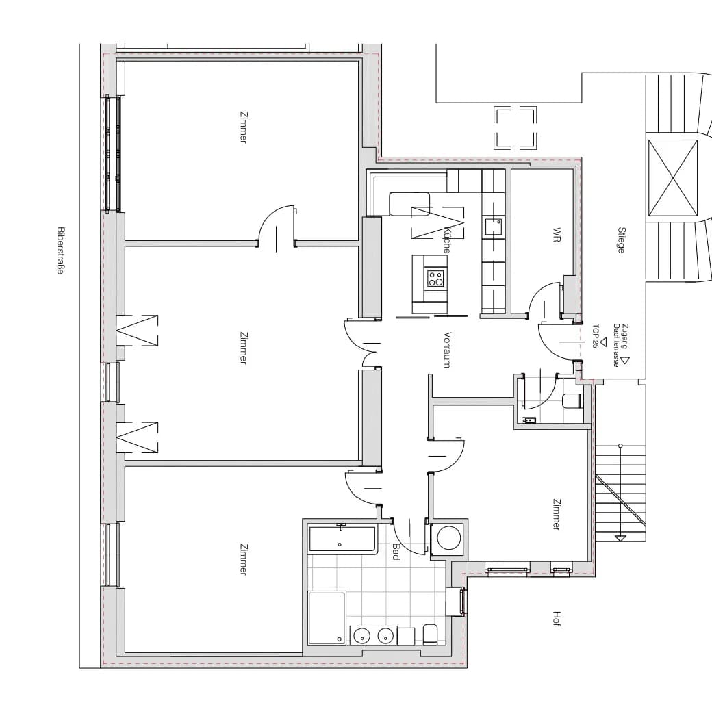 4-Zimmer-Wohnung mieten in Wien – 143,6 m², € 4.299 – Bild 12 von 13