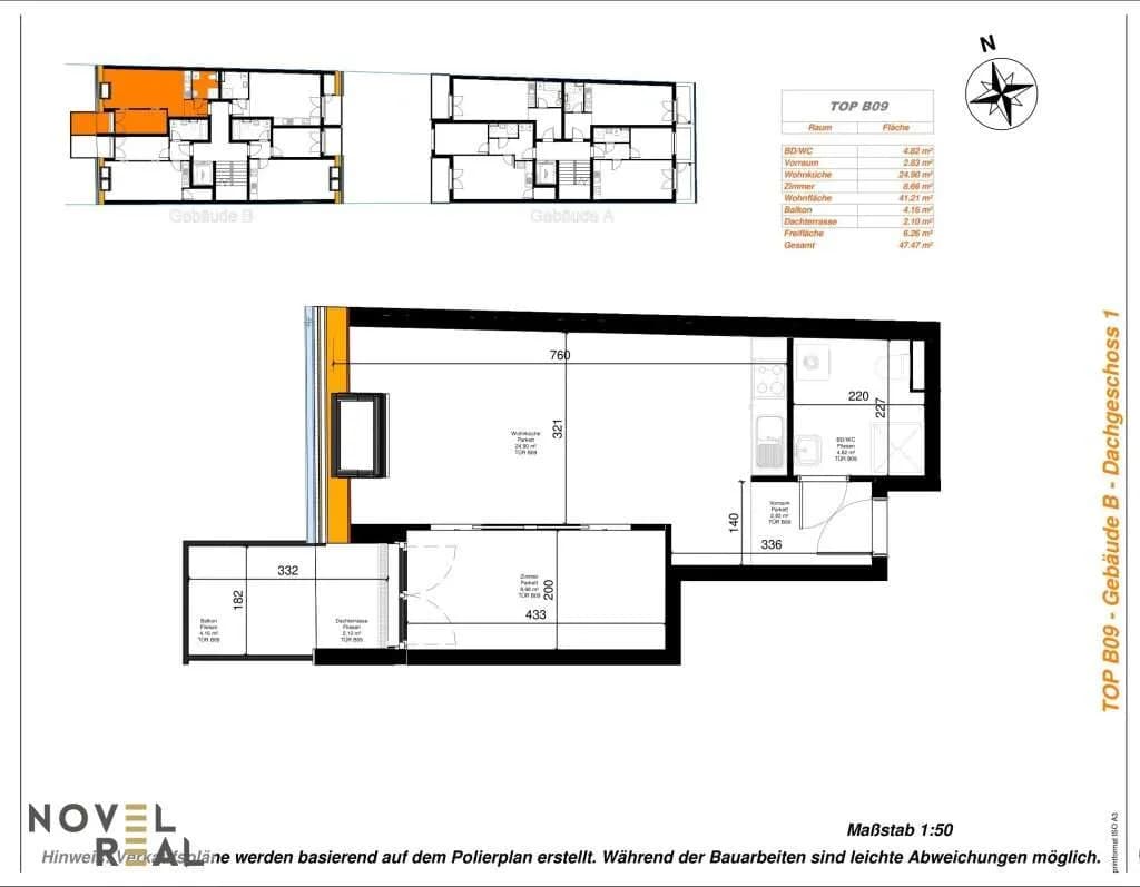 Wohnung kaufen in Wien – 41,21 m², € 218.000 – Bild 9 von 9