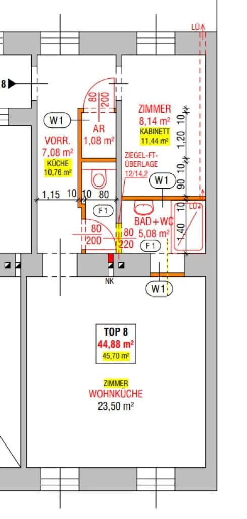 2-Zimmer-Wohnung kaufen in Wien – 44,82 m², € 227.900 – Bild 19 von 19