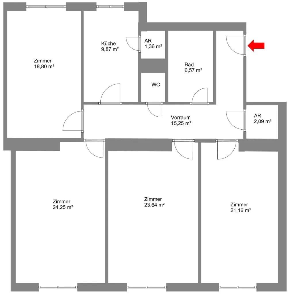 4-Zimmer-Gewerbeimmobilie kaufen in Wien – 124,36 m², € 785.000 – Bild 11 von 11