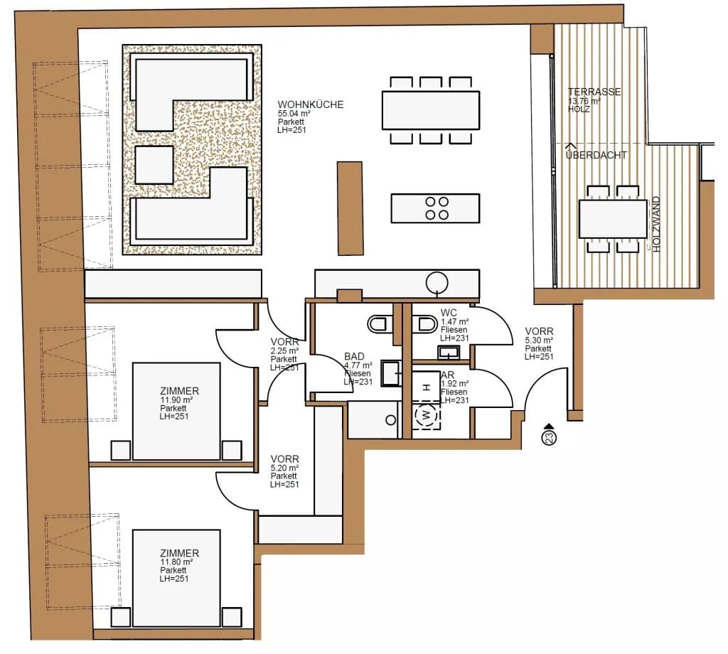 3-Zimmer-Wohnung kaufen in Wien – 100 m², € 1.285.000 – Bild 15 von 15