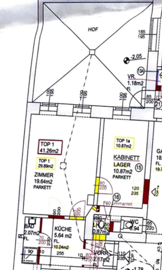 2-Zimmer-Wohnung kaufen in Wien – 41,26 m², € 170.000 – Bild 6 von 6