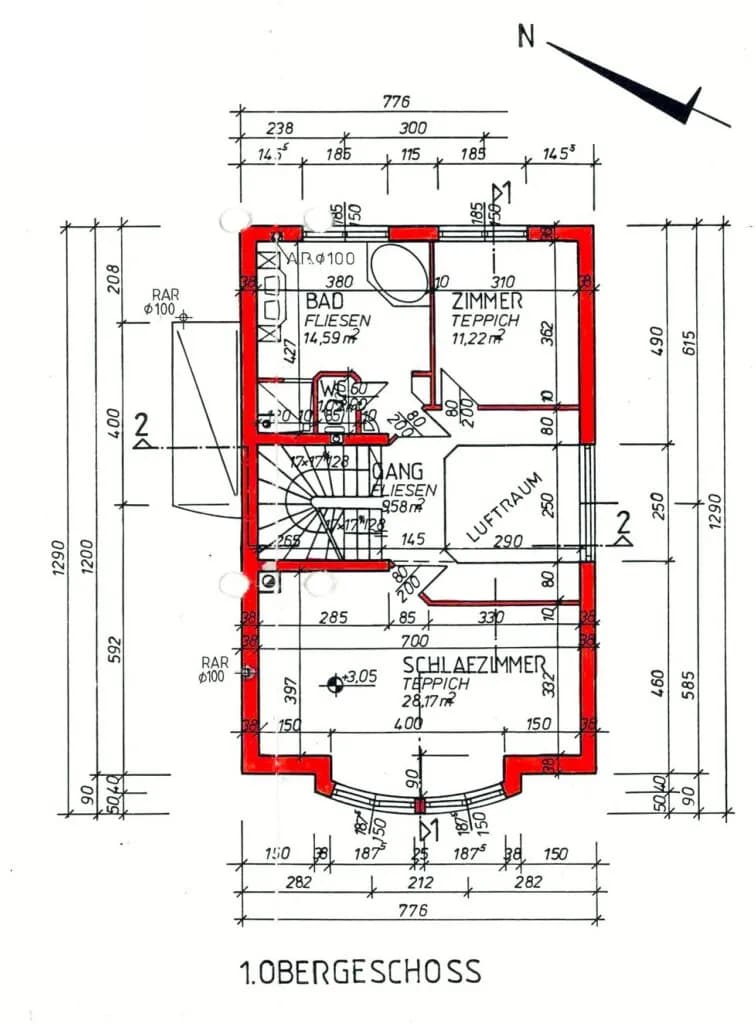 4-Zimmer-Haus mieten in Wien – 178 m², € 3.800 – Bild 17 von 19