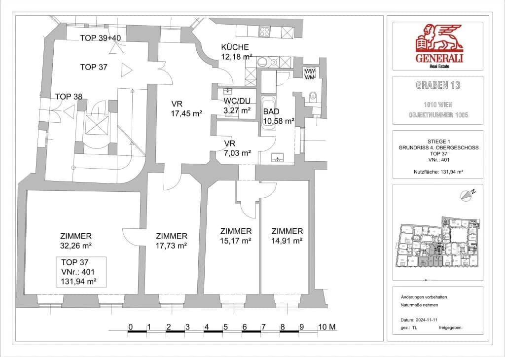 4-Zimmer-Wohnung mieten in Wien – 131,94 m², € 3.499 – Bild 24 von 24
