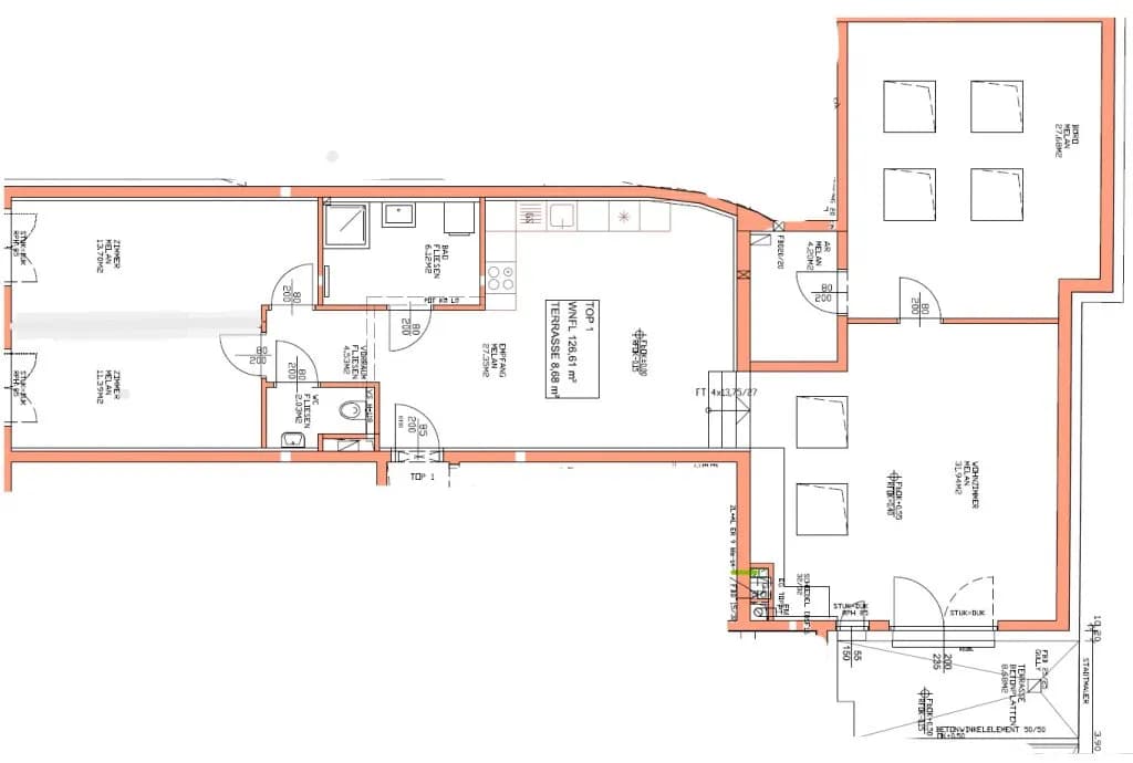 4-Zimmer-Gewerbeimmobilie mieten in Korneuburg – 126,61 m², € 1.659 – Bild 18 von 18