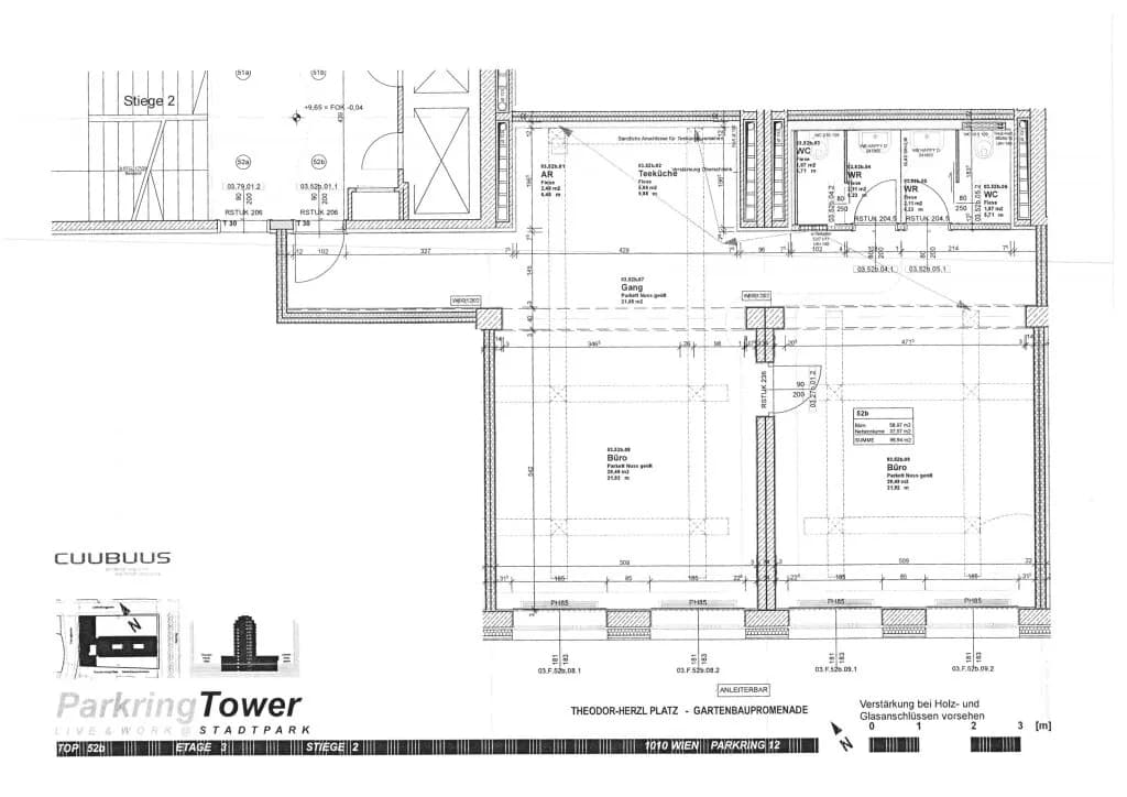 2-Zimmer-Gewerbeimmobilie mieten in Wien – 97 m², € 2.670 – Bild 7 von 7