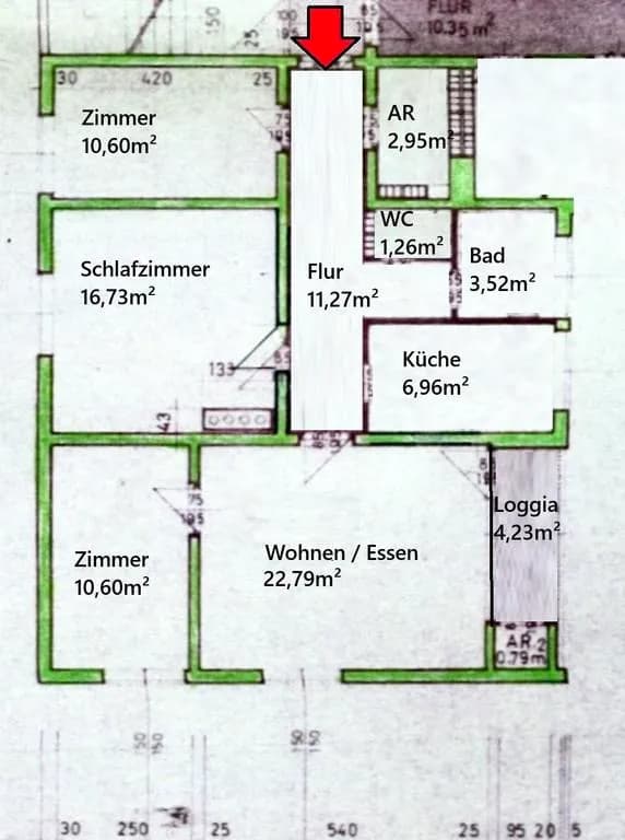 4-Zimmer-Wohnung kaufen in Linz – 87,16 m², € 225.000 – Bild 15 von 26