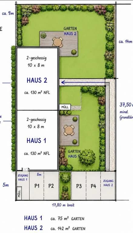 Grundstück kaufen in Linz Land – 658 m², € 230.000