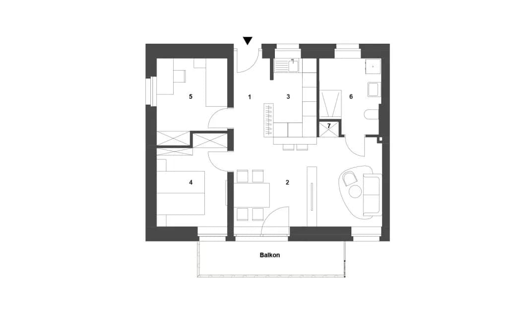 3-Zimmer-Wohnung kaufen in Graz – 62,6 m², € 463.000 – Bild 8 von 8