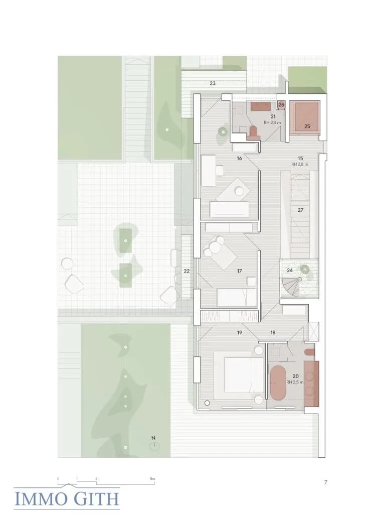 5-Zimmer-Immobilie mieten in Mödling – 233 m², € 5.148 – Bild 55 von 60