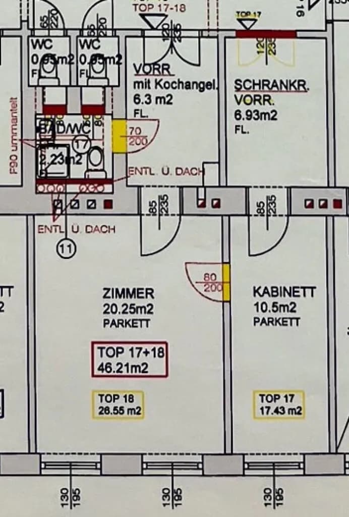 3-Zimmer-Wohnung kaufen in Wien – 46,2 m², € 156.000 – Bild 6 von 6