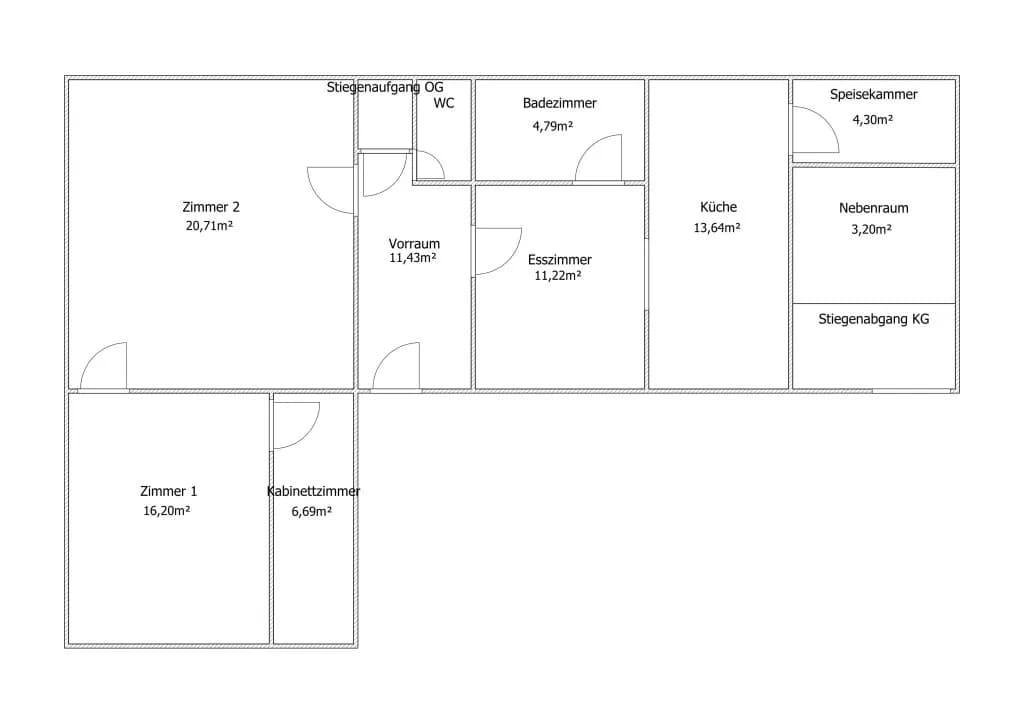 6-Zimmer-Gewerbeimmobilie kaufen in Hollabrunn – 220,2 m², € 249.000 – Bild 26 von 27