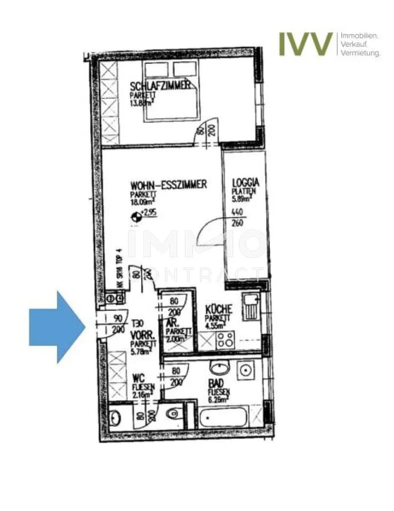 2-Zimmer-Wohnung mieten in Linz – 59,26 m², € 953 – Bild 17 von 17