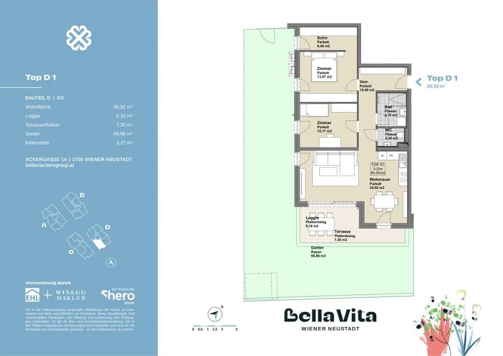 Immobilie kaufen in Wiener Neustadt – 80,92 m², € 347.000 – Bild 26 von 26