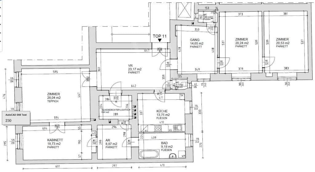 5-Zimmer-Wohnung mieten in Wien – 166 m², € 4.187 – Bild 14 von 14
