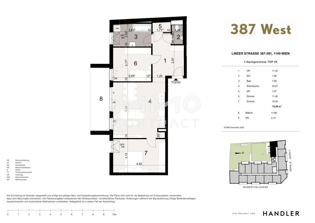 3-Zimmer-Wohnung kaufen in Wien – 75,14 m², € 590.500 – Bild 8 von 8