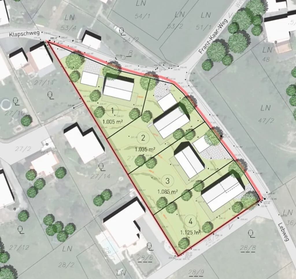 Grundstück kaufen in Leibnitz – 1 005 m², € 165
