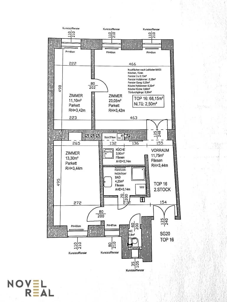 3-Zimmer-Wohnung kaufen in Wien – 68,15 m², € 440.000 – Bild 12 von 12