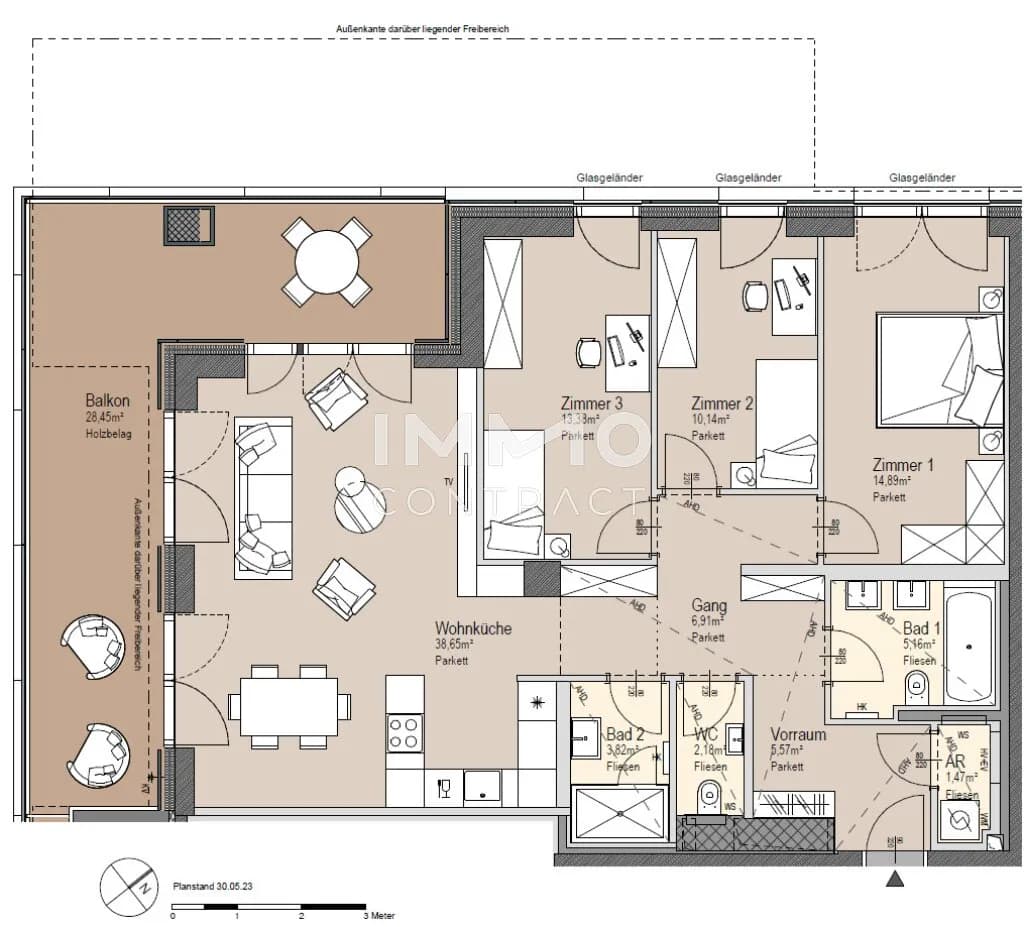 4-Zimmer-Wohnung kaufen in Wien – 102,18 m², € 1.356.400 – Bild 23 von 23