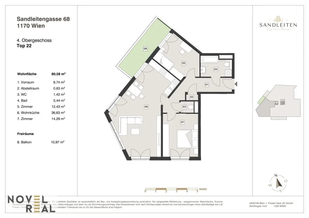 3-Zimmer-Wohnung kaufen in Wien – 80,58 m², € 699.000 – Bild 15 von 15