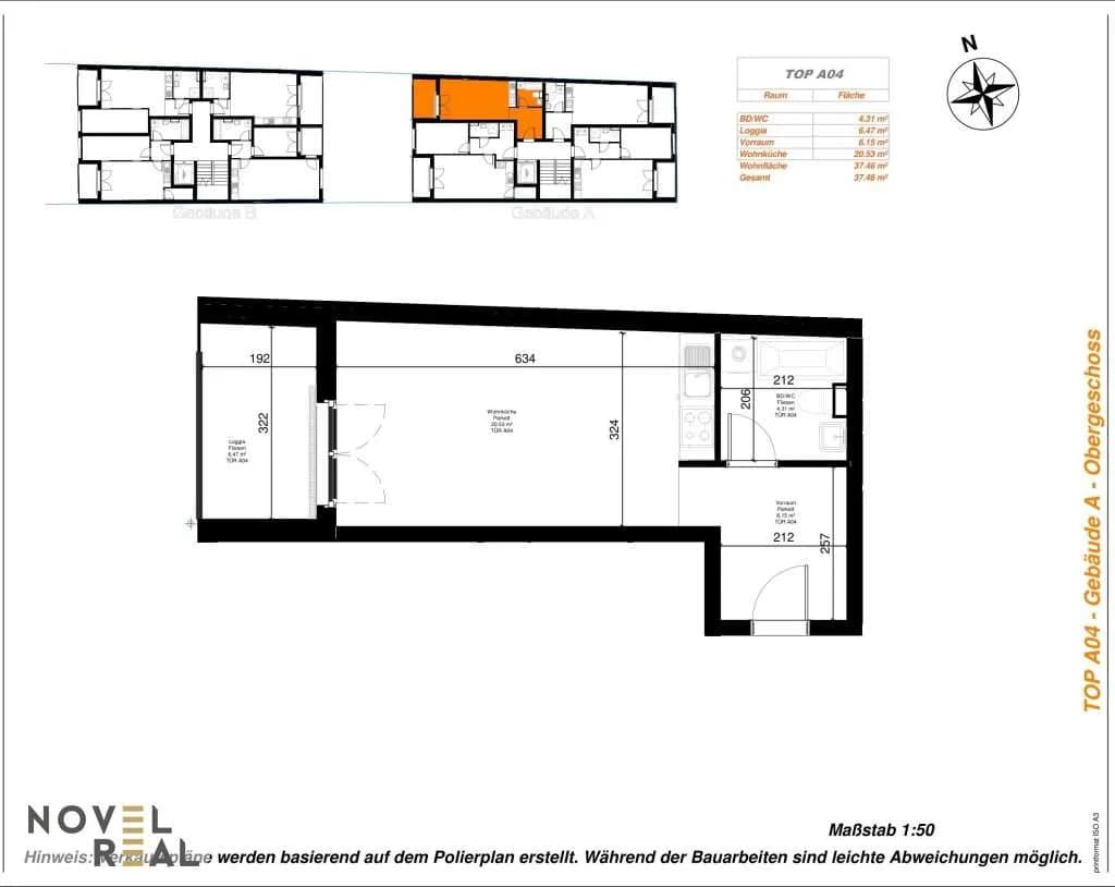 1-Zimmer-Wohnung kaufen in Wien – 37,46 m², € 180.000 – Bild 7 von 7