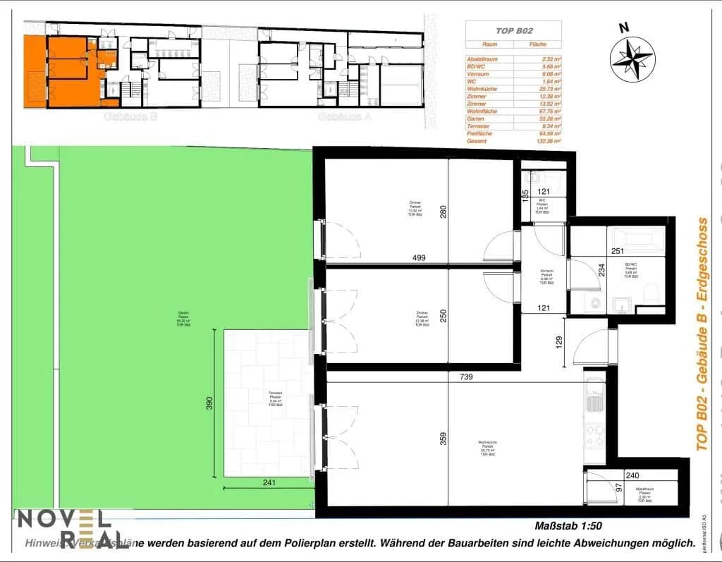 3-Zimmer-Wohnung kaufen in Wien – 67,76 m², € 380.000 – Bild 6 von 6