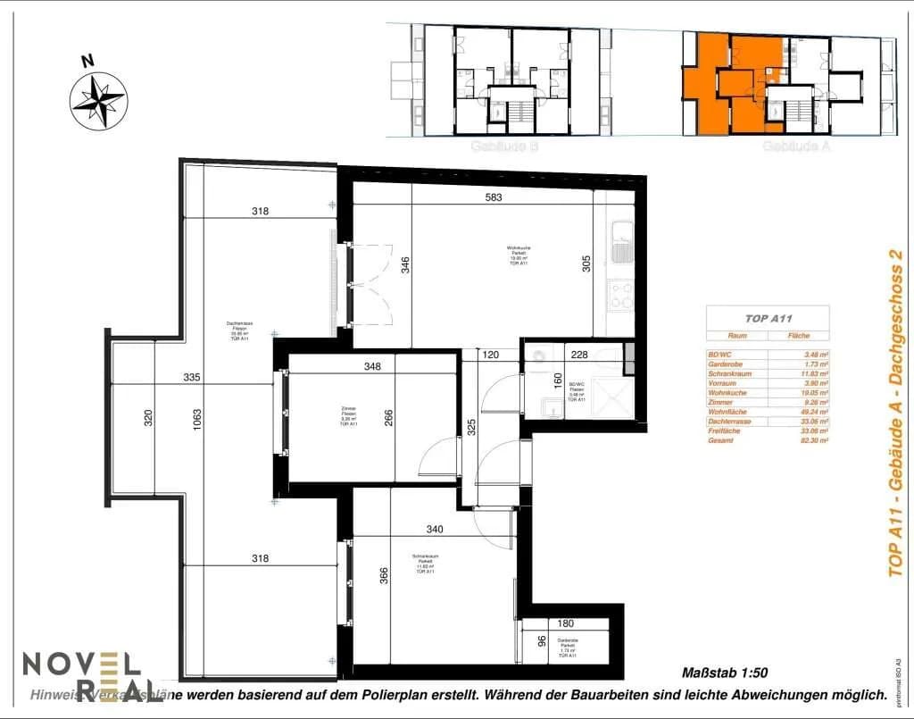 2-Zimmer-Wohnung kaufen in Wien – 49,24 m², € 296.000 – Bild 10 von 10