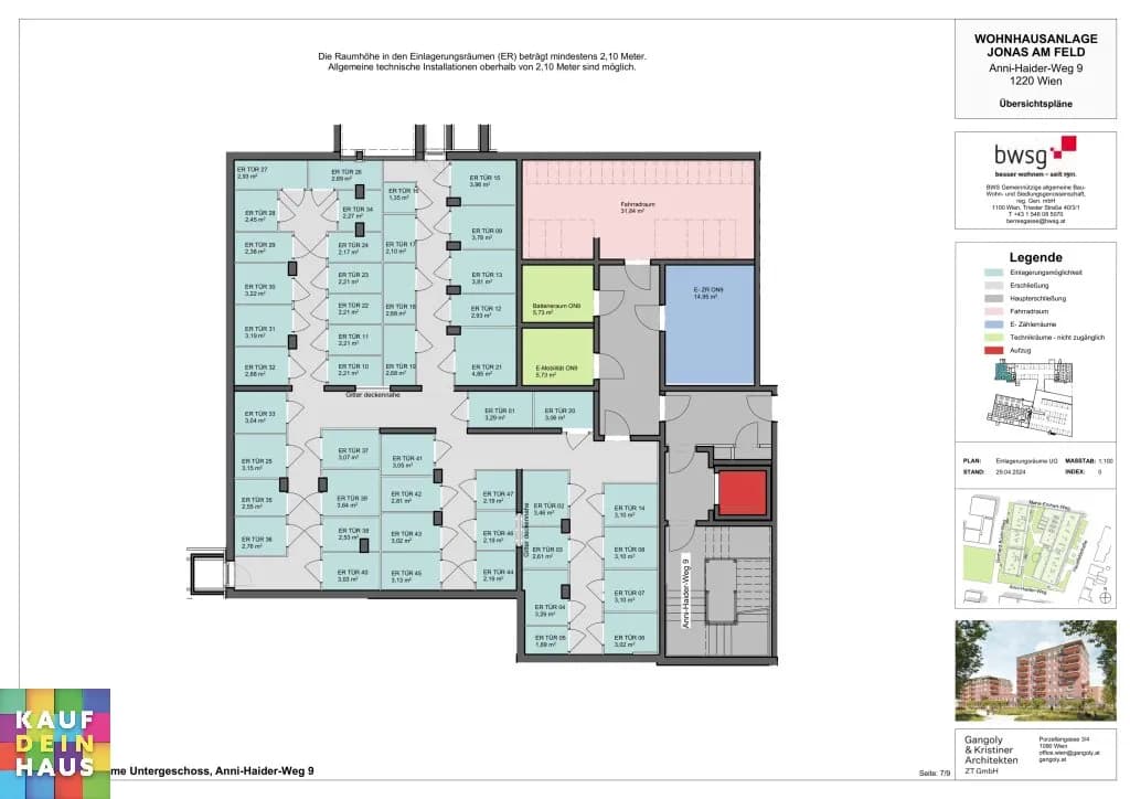 2-Zimmer-Wohnung kaufen in Wien – 49,63 m², € 269.000 – Bild 21 von 23