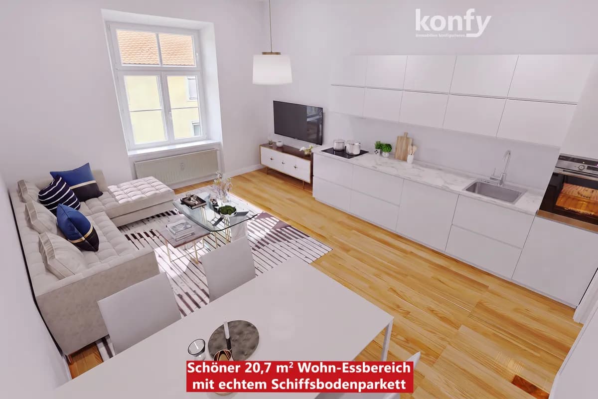 2-Zimmer-Wohnung kaufen in Graz – 42 m², € 184.900