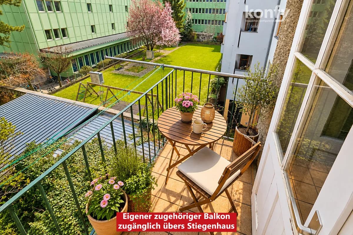 2-Zimmer-Wohnung kaufen in Graz – 42 m², € 184.900 – Bild 4 von 5