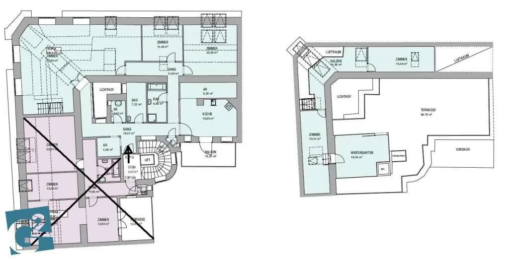 5-Zimmer-Gewerbeimmobilie mieten in Wien – 258,12 m², € 3.465 – Bild 13 von 13